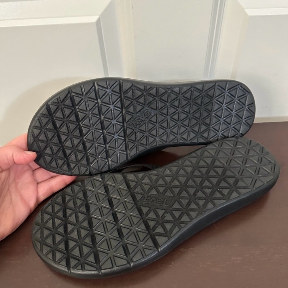 Teva Voya Women’s Flip Flop Black Size 11 - Picture 5 of 7